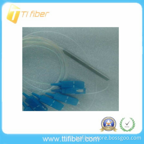 1*8 Steel Tube Fiber Optic Singmode Fbt Splitter